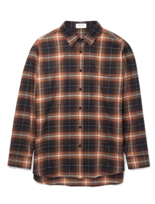 Brown And Orange Flannel