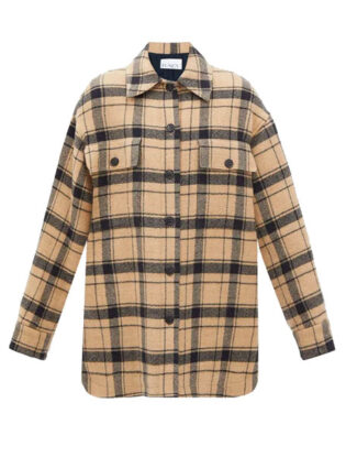 Checked Shacket Oversize