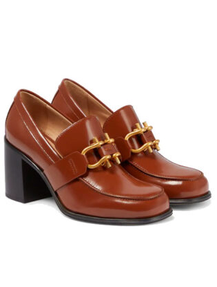 Chunky Heeled Loafers