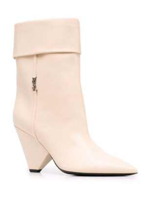 Cream Ankle Boots
