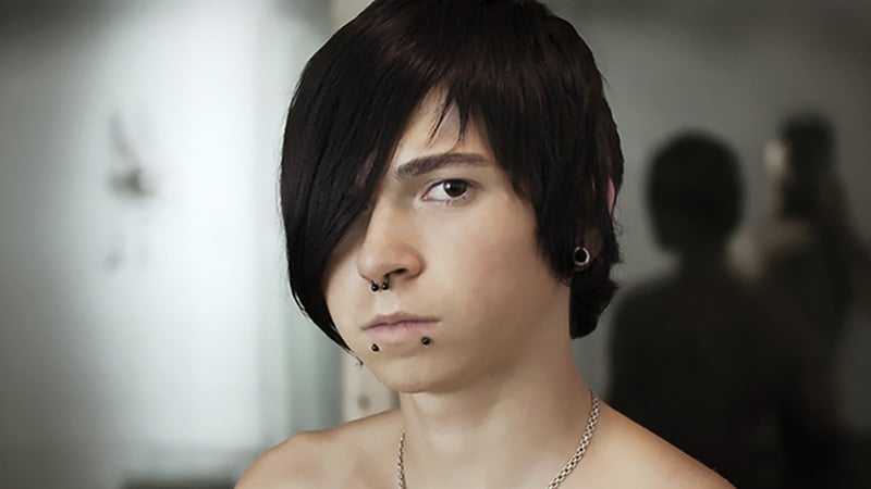 Emo Hairstyle For Boys Stock Photo - Download Image Now - Emo, Teenage Boys,  Long Hair - iStock