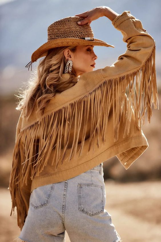 Fringed Top Country Outfit Women