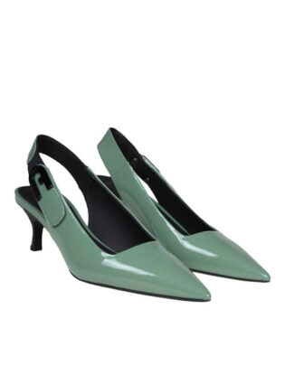 Green Slingbacks