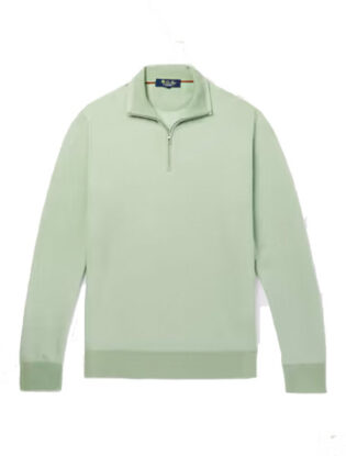 Green Zip Sweater