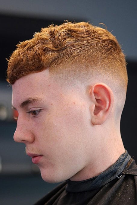 Low Fade Ginger Hair