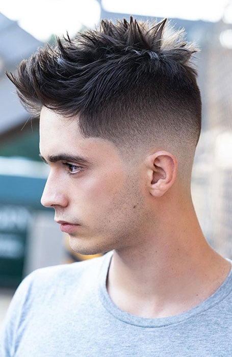 Best Hair Style  Short Spiky Hair in Front  Crew Cut Fade  Facebook