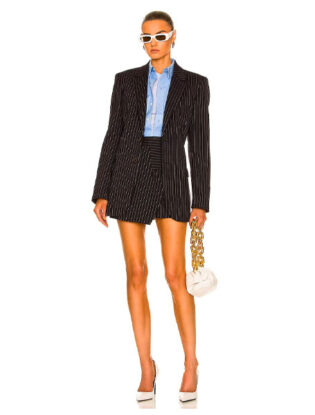 Pinstripe Blazer