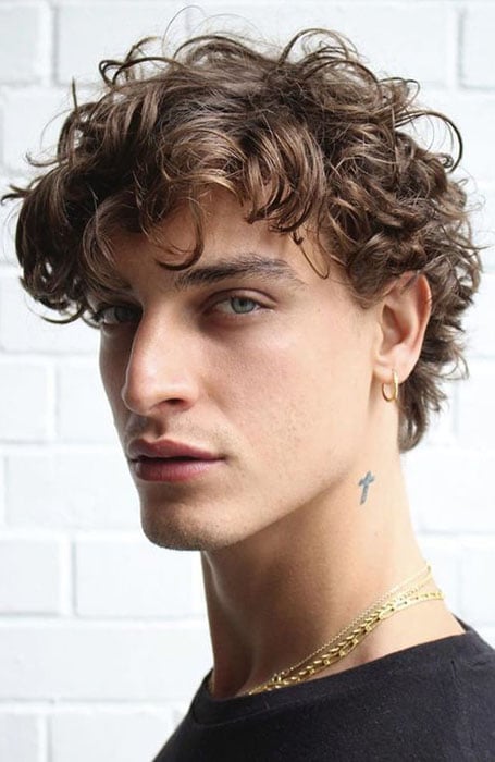 Short Loose Curls Men