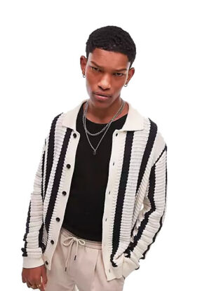 Striped Cardigan