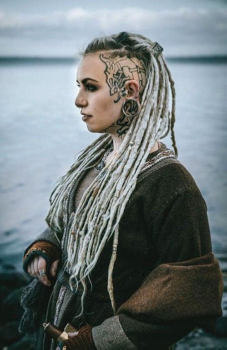 Viking dreadlocks Hairstyle for women