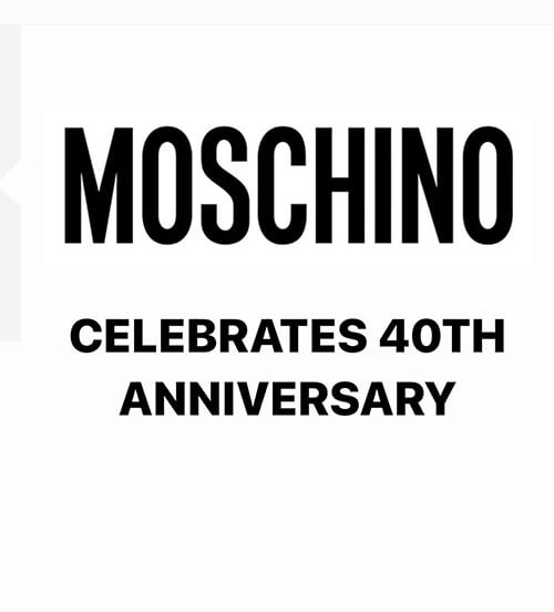 Moschino Celebrates 40th Anniversary