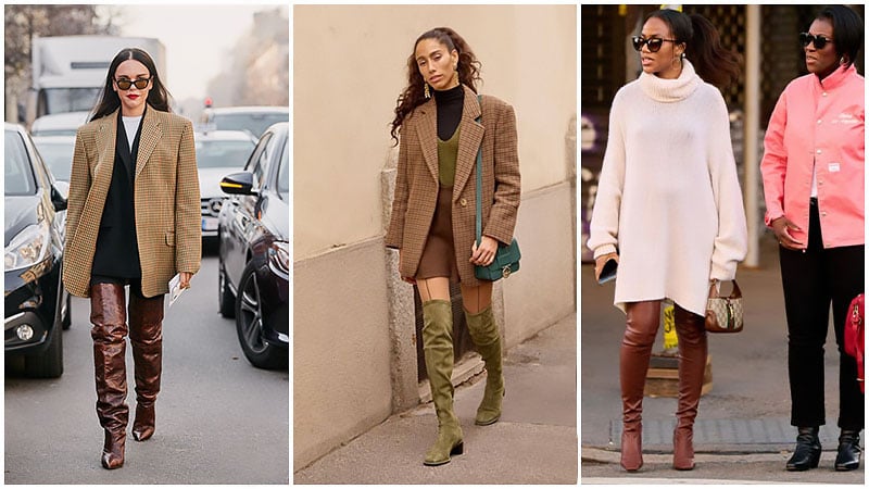 Over The Knee Boots Business Casual Shoes For Women
