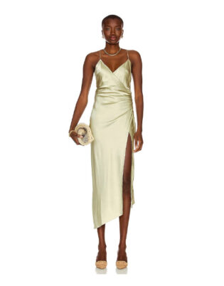 Green Silk Dress