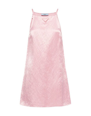 Pink Silk Dress