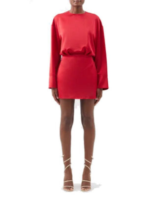Red Silk Dress