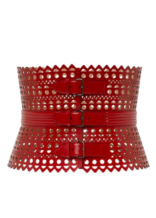 Red Corset Belt