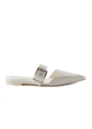 Slide White Flats