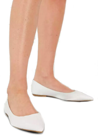 White Ballet Flat