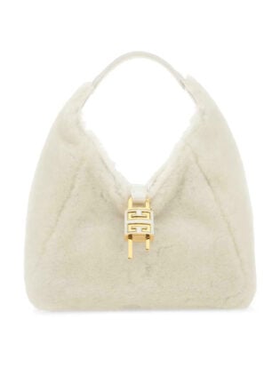 White Furry Bag