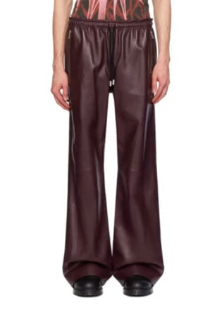 Leather Wide Leg Pants