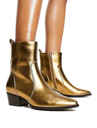 Metallic Boots