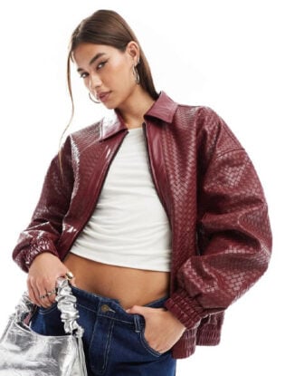 80s Inspired Leather Jacket