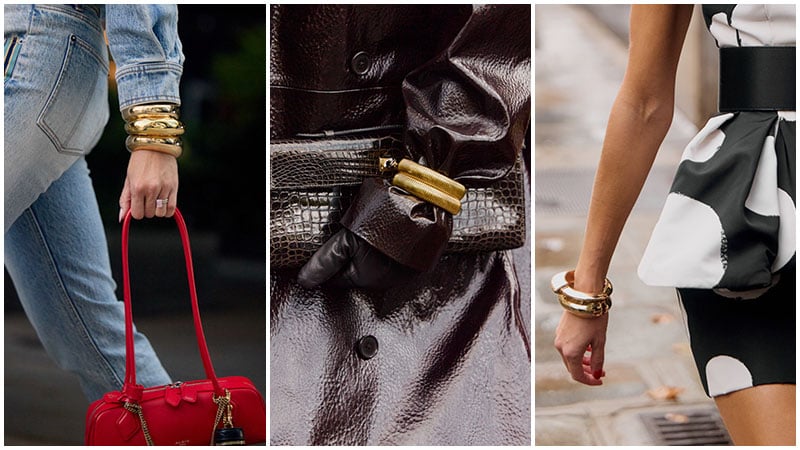 Chunky Gold Bangles