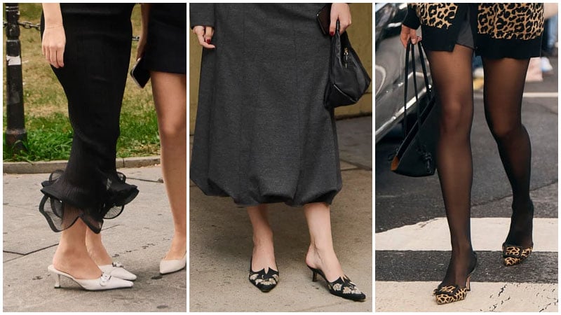 Pointy Toe Mules