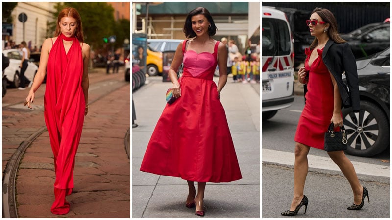 Romantic Red Dresses