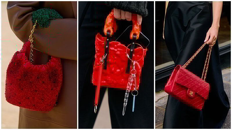 Statement Red Bags