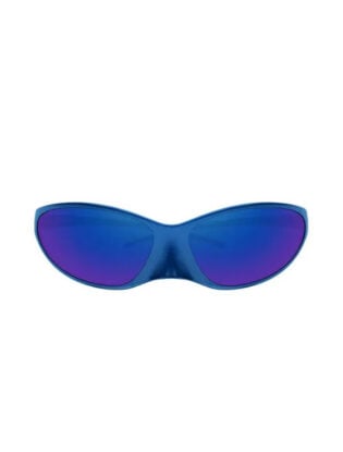 Blue Reflective Sunglasses