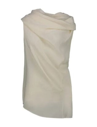 Cream Asymmetric Top