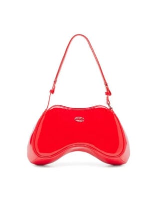 Curved Red Bag
