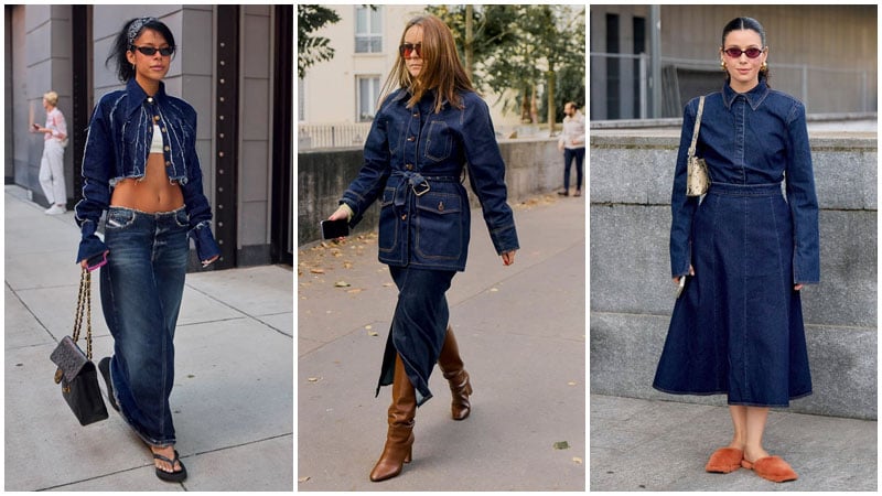 Dark Blue Double Denim