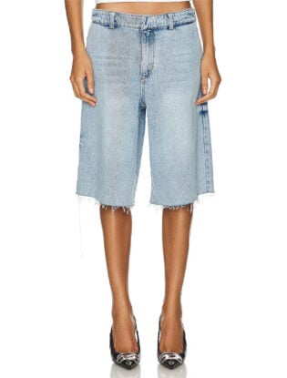 Denim Bermuda Shorts