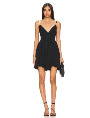 Handkerchief Hem Mini Dress