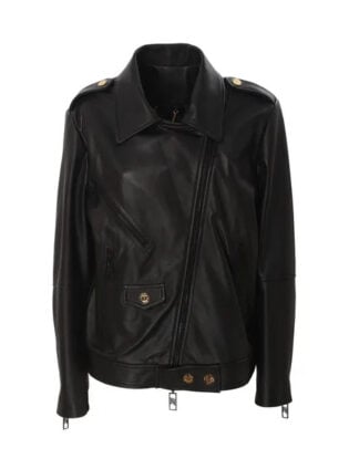 Oversized Leather Jacket