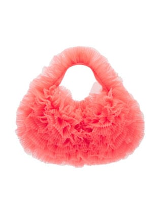 Ruffled Red Bag
