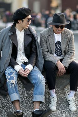 Photo by <a href="http://www.fashionwirepress.com//"rel="nofollow" target="_blank"> Vincenzo Grillo for FashionWirePress</a> Pitti Street Style 2015-20