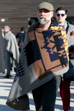 Photo by <a href="http://www.fashionwirepress.com//"rel="nofollow" target="_blank"> Vincenzo Grillo for FashionWirePress</a> Pitti Street Style 2015-5