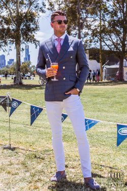 Photo by <a href="https://www.thetrendspotter.net/about"rel="nofollow" target="_blank">Colin Gold</a> Street Style Polo In The City 2015