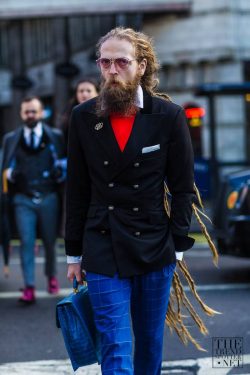 Photo by Szymon Brzóska Best Street Style London Mens Collection 2016