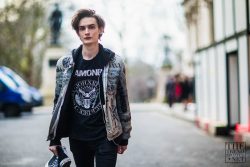 Photo by Szymon Brzóska Best Street Style London Mens Collection 2016