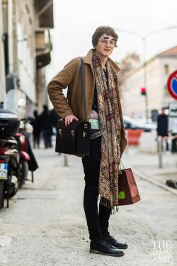 Ph: Szymon Brzóska <a href="http://www.stylestalker.net"rel="nofollow"target="_blank">stylestalker.net</a> Street Style Milan Autumn Winter 2016
