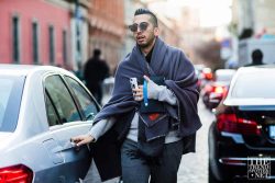 Ph: Szymon Brzóska <a href="http://www.stylestalker.net"rel="nofollow"target="_blank">stylestalker.net</a> Street Style Milan Autumn Winter 2016