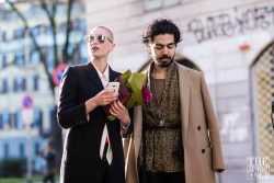 Ph: Szymon Brzóska <a href="http://www.stylestalker.net"rel="nofollow"target="_blank">stylestalker.net</a> Street Style Milan Autumn Winter 2016