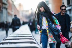 Ph: Szymon Brzóska <a href="http://www.stylestalker.net"rel="nofollow"target="_blank">stylestalker.net</a> Street Style Milan Autumn Winter 2016