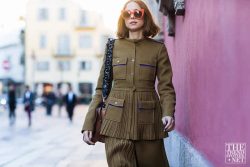 Ph: Szymon Brzóska <a href="http://www.stylestalker.net"rel="nofollow"target="_blank">stylestalker.net</a> Street Style Milan Autumn Winter 2016