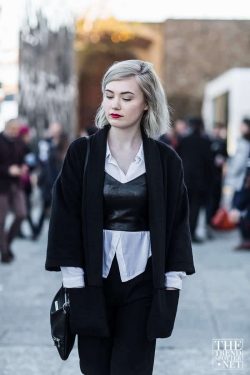 Ph: Szymon Brzóska <a href="http://www.stylestalker.net"rel="nofollow"target="_blank">stylestalker.net</a> Street Style Milan Autumn Winter 2016