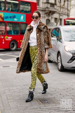 London Fashion Week Aw 2019 Street Style Women 111